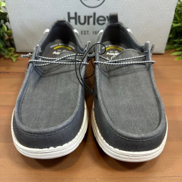 Hurley Men's Laguna Grey Lightweight Memory Foam Casual Shoes Size 11 - Picture 3 of 5